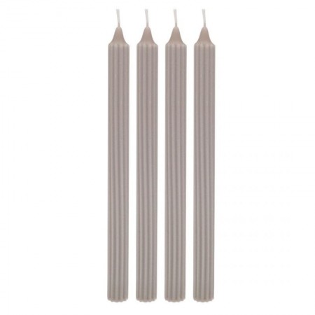 Set 4 candele grigio