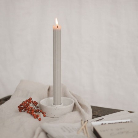 Set 4 candele grigio