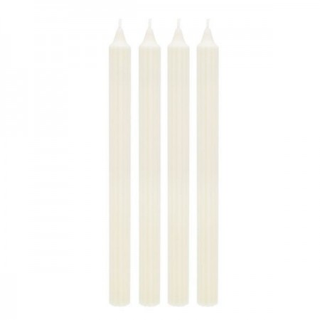 4 candele bianco