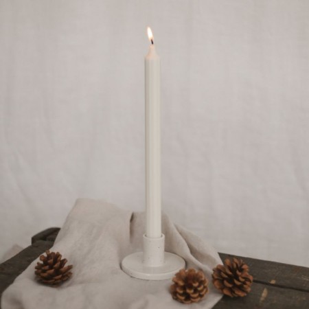 4 candele bianco