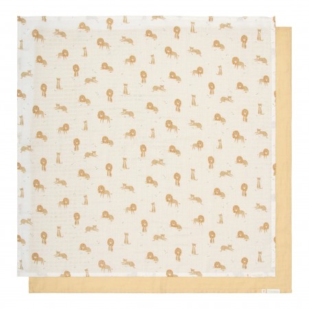 Set due mussole piccole leone