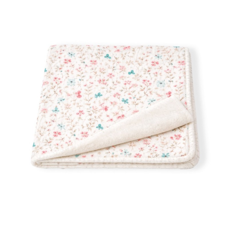 Coperta morbida fiorì