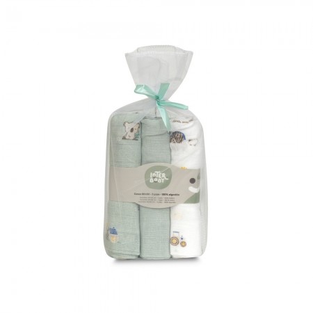Set 3 mussole 80x80 koala