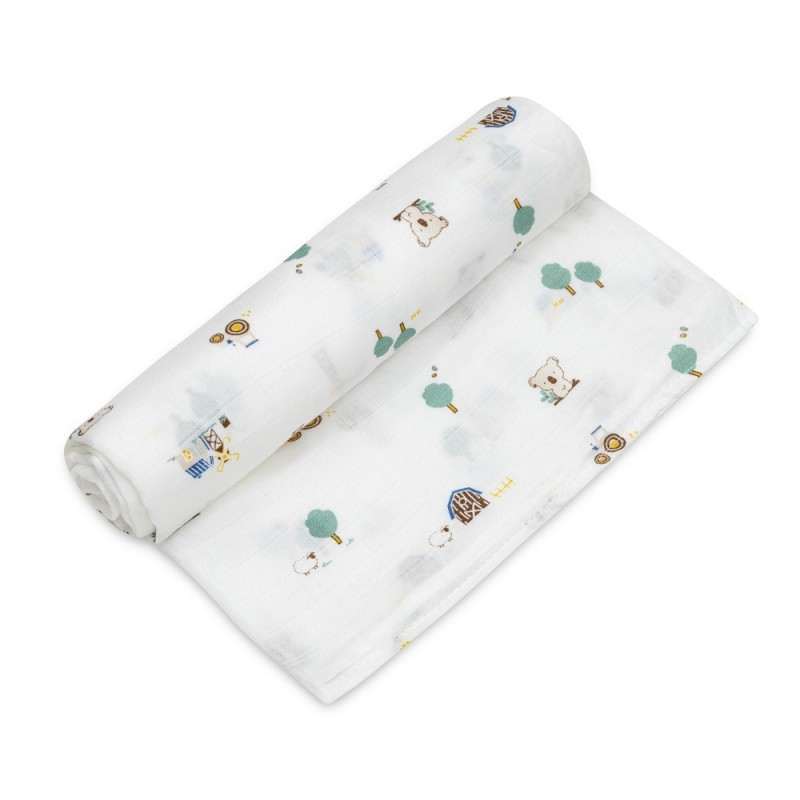 Mussola koala bianco 120x120
