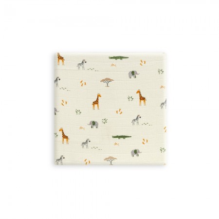 Mussola giraffa beige 120x120
