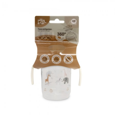 Bicchiere antigoccia giraffa