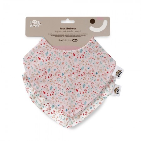 Set bavaglini bandana fiori
