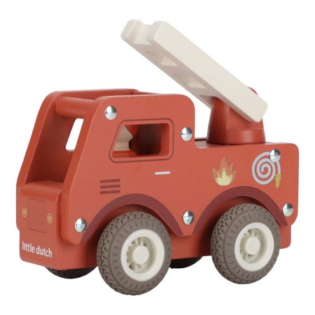 Camion pompieri in legno