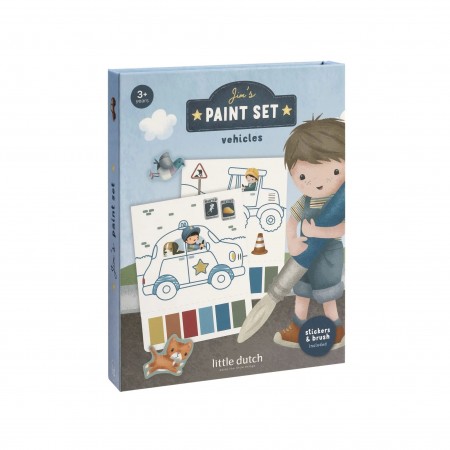 Set pittura blu