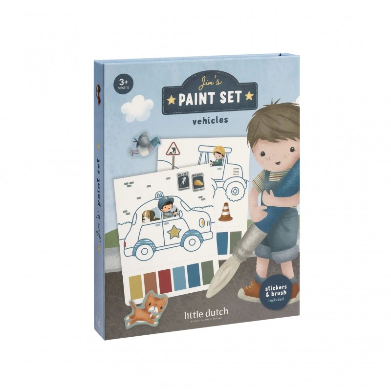 Set pittura blu