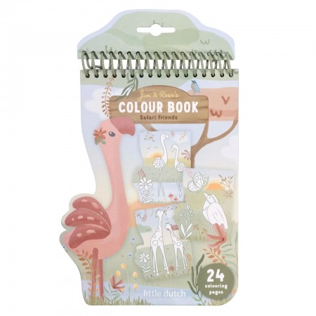 Album da colorare rosa