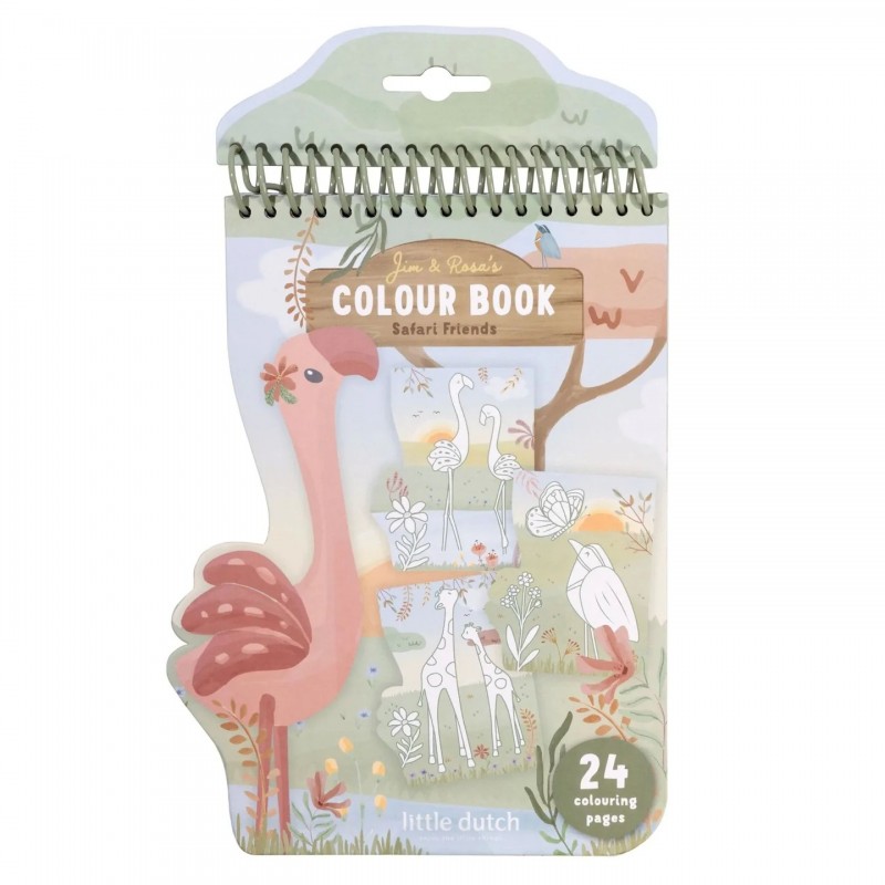 Album da colorare rosa